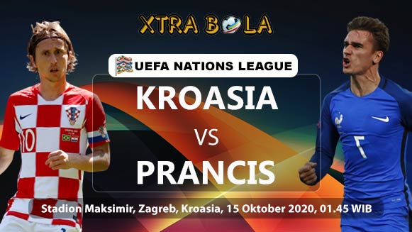 Prediksi Skor Pertandingan Kroasia vs Prancis 15 Oktober 2020